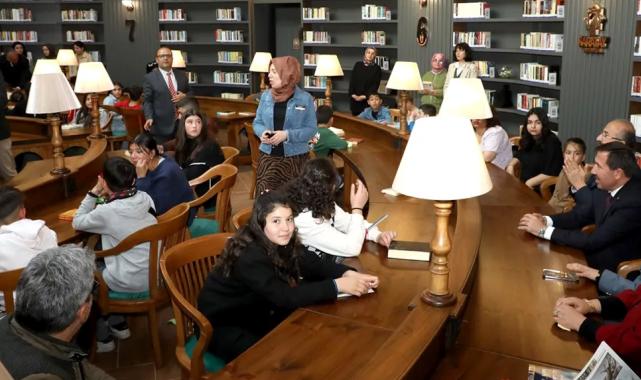 Hoşkubbe Millet Kütüphanesi en özel konuklarını ağırladı