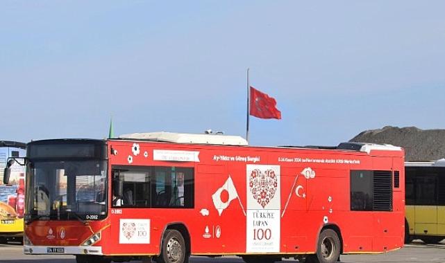 İETT’den Türkiye-Japonya 100. Yılı İçin Özel Otobüs