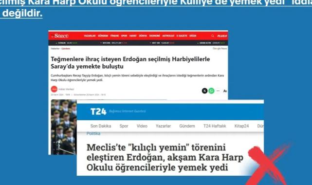 İletişim: İddialara konu olan program yemek değil törendir
