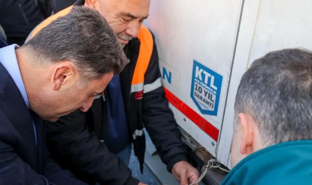 İlk tırın mühürlenmesi Vali Aygöl’den!