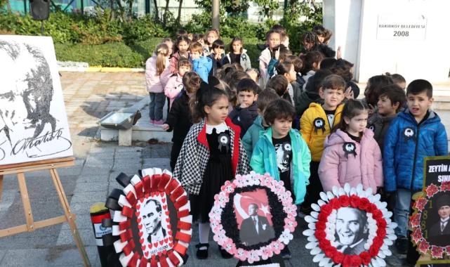 İstanbul’da Bakırköylü minikler Ata’sını andı