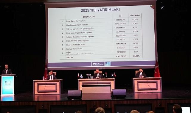 İSU’nun 2024 yılı 2. Olağan Genel Kurulu yapıldı: 2025 yılı gider bütçesi 15 milyar 769 milyon lira
