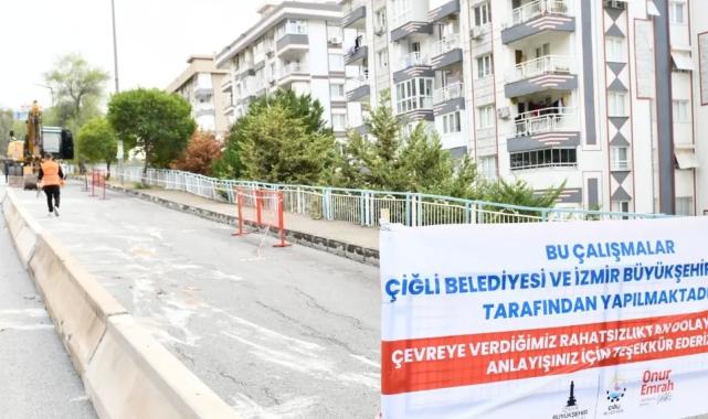 İzmir Çiğli’de heyelan bölgesine hızlı müdahale