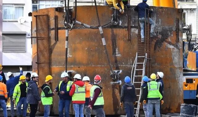 İzmir’de dev makine yeni rotası için taşınacak