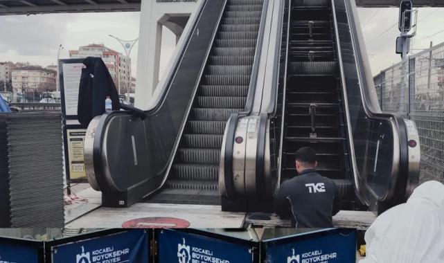 İzmit’teki yürüyen merdiven 2 gün kapalı olacak