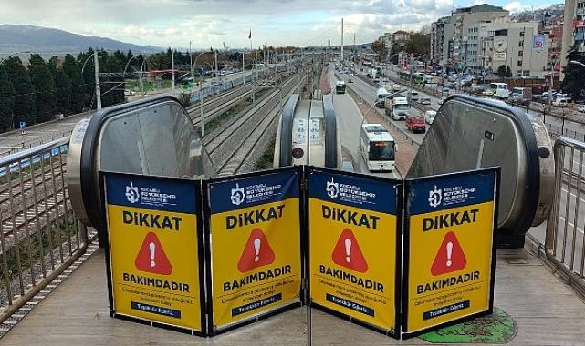 İzmit’teki yürüyen merdiven 2 gün kapalı olacak