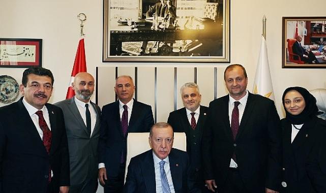 İznik Belediye Başkanı Usta Cumhurbaşkanı Recep Tayyip Erdoğan ile görüştü