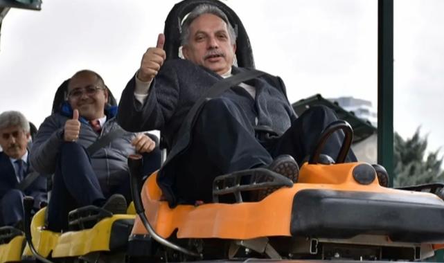 Kayseri Talas Millet Bahçesi’ne dağ kızağı parkutu