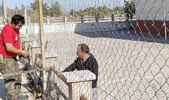 Kemer Belediyesi ara tatilde de okulların yanında