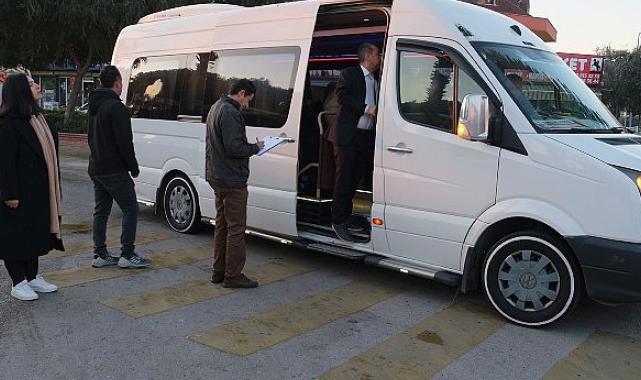 Kemer Belediyesi’nden servis denetimleri