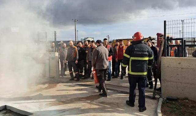 Kocaeli Büyükşehir İtfaiyesi’nde eğitimler tam gaz