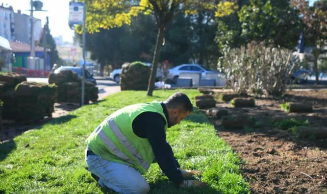 Kocaeli Çayırova’nın yeşil alanları yenileniyor