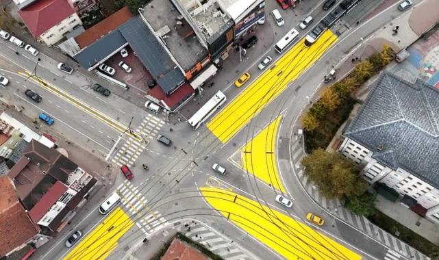 Kocaeli’nde tramvay hattında yaya güvenlik çalışması