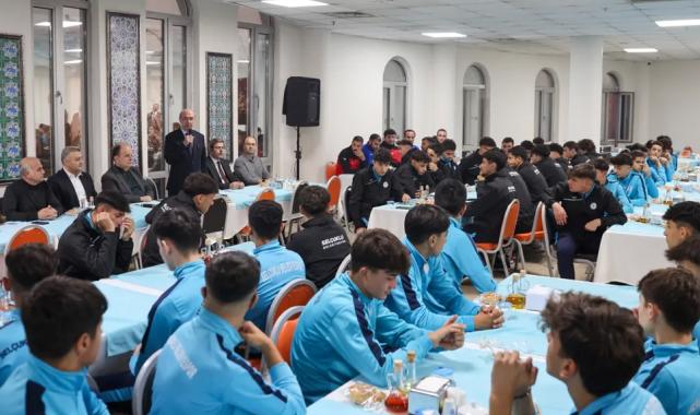 Konya Selçuklu’da futbolculara moral yemeği