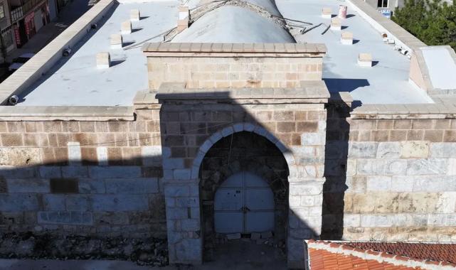 Konya Kadınhanı’nda Raziye Sultan Kervansarayında restorasyon çalışması