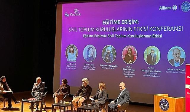 Koruncuk Vakfı ‘Eğitime Erişim: Sivil Toplum Kuruluşlarının Etkisi’ Konferansı gerçekleşti