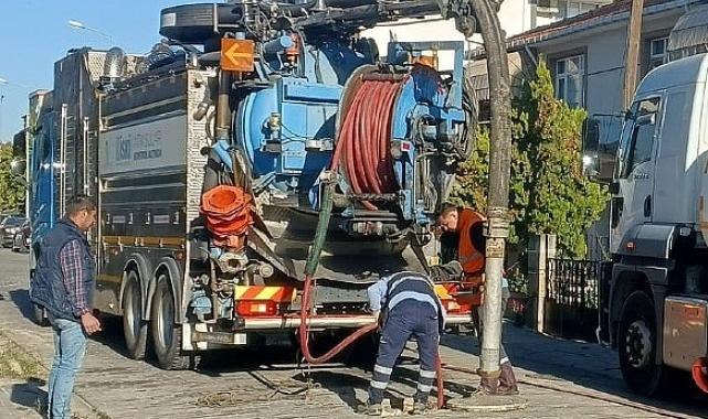 Lüleburgaz’ın kanalizasyon hatlarında temizlik