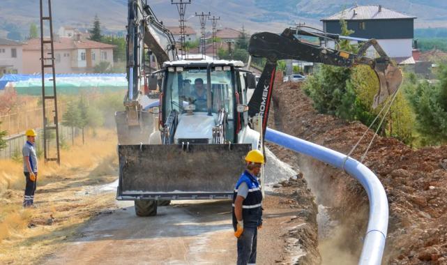 Malatya Doğanşehir’e 2 bin 500 metre içme suyu hattı