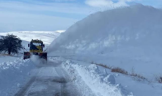 Malatya’da karla mücadele kırsalda yoğunlaştı