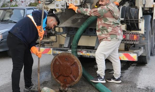 Manisa’da olası taşkınlara karşı temizlik