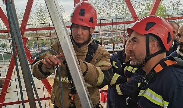 MİMAŞ personeline İtfaiyeden eğitim