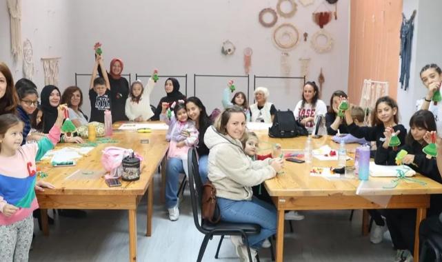 Mudanyalı çocuklar anneleriyle el ele keşfettiler