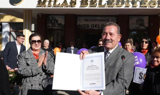 Muğla Milas’tan şiddete karşı ‘tutum’ belgesi