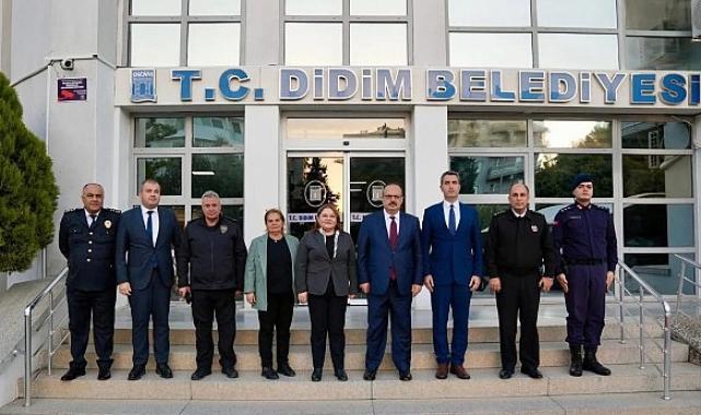 Muhtarlar İstişare Toplantısı için Didim’e gelen Aydın Valisi Yakup Canbolat, Didim Belediye Başkanı Hatice Gençay’ı ziyaret etti.