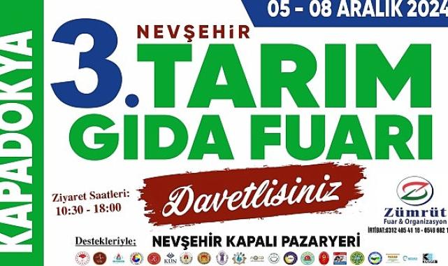 Nevşehir Kapadokya Tarım Ekipmanları, Gıda ve Hayvancılık Fuarı için hazırlıklar tamam