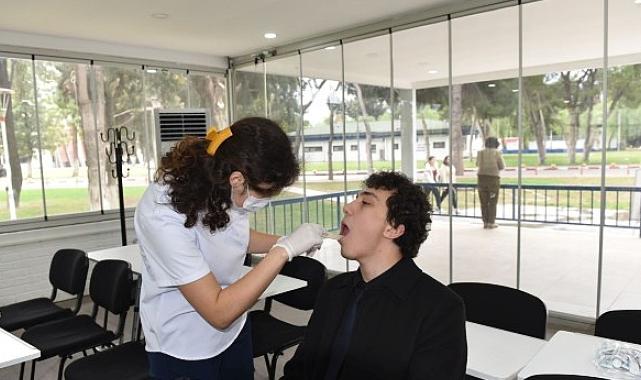 Öğrencilere ağız ve diş sağlığı taraması yapıldı