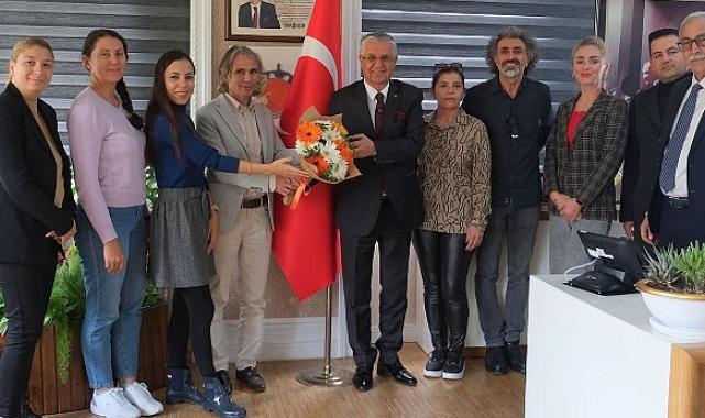 Okul aile birliğinden Başkan Topaloğlu’na ziyaret