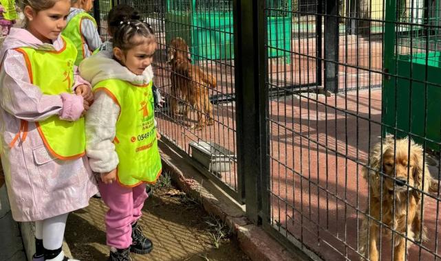 Osmangazi’de küçük hayvanseverlerden can dostlarına ziyaret