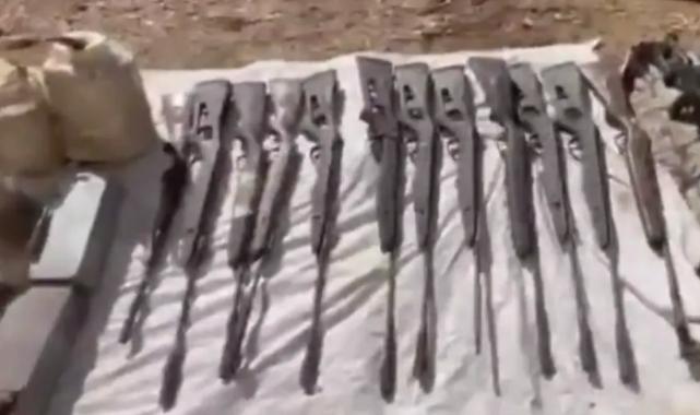 Pençe Kilit’te çok sayıda mühimmat ele geçirildi