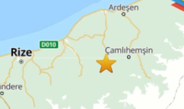 Rize’deki sarsıntıda 2 kişi korkudan 112’yi aradı