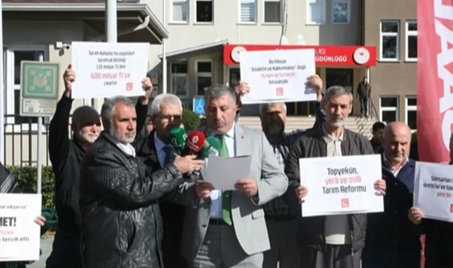 Saadet Partililer Bursa’dan seslendi: Çiftçine sahip çık!