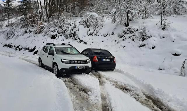 Sakarya’dan kar raporu… Kapalı grup yolu kalmadı