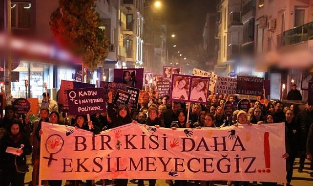 Seferihisar kadına yönelik şiddete karşı mücadelenin sesi oldu