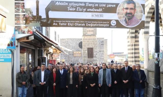 Tahir Elçi Sokağı açıldı