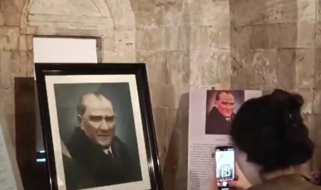 Tarihi portre Anıtkabir’de sergileniyor