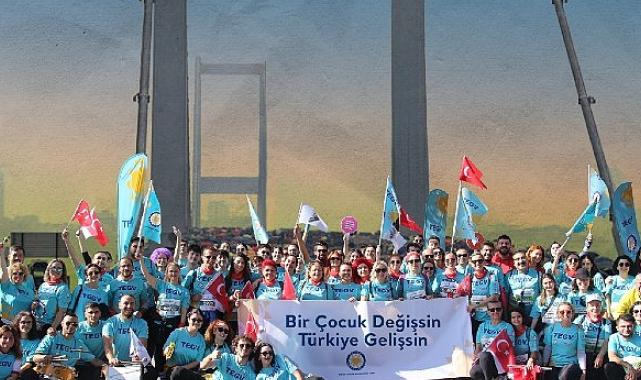 TEGV koşucuları 46. İstanbul Maratonu’nda adımlarını nitelikli eğitim desteği için atacak