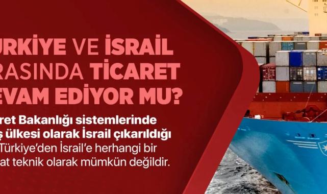 Türkiye’nin İsrail ile ticareti sürüyor mu? İşte yanıtı…