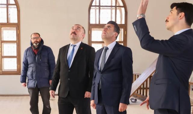Vali Şefik Aygöl, restorasyon çalışmalarını yerinde inceledi