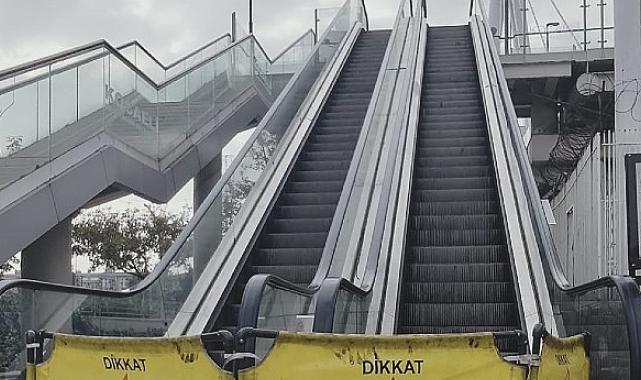 Yürüyen merdivenlere periyodik bakım