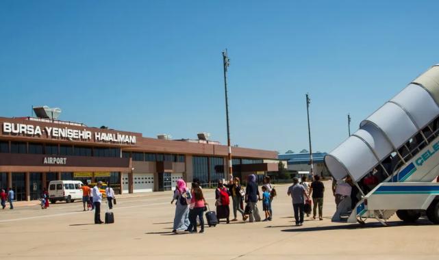 18 bin yolcu Bursa Yenişehir’den havalandı!