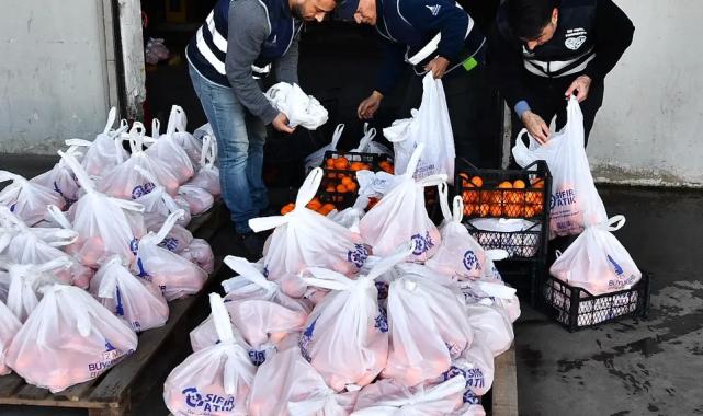 5 ton mandalina örnek iş birliği ile dağıtılıyor