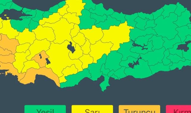6 ilde ‘turuncu uyarı’sı İçişleri’nden geldi
