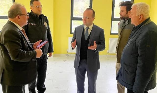 Artvin Hopa’da Kaymakam Arslantürk’ten okul inşaatına inceleme