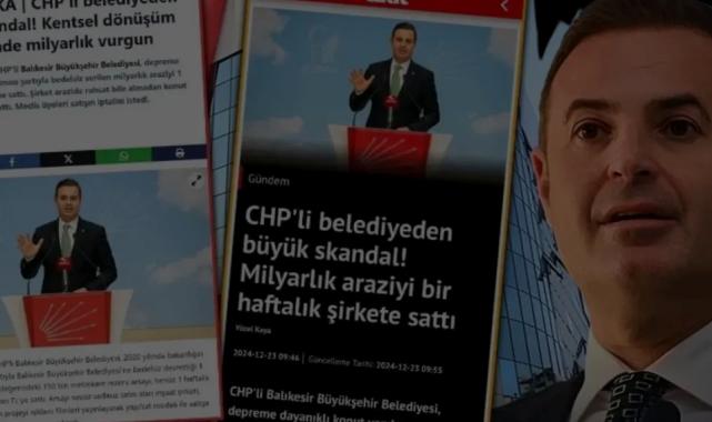 Balıkesir Büyükşehir’den ‘peşkeş’ iddialarına sert yanıt