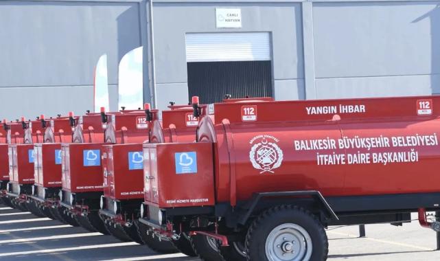 Balıkesir itfaiyesi yangınlara karşı artık daha güçlü