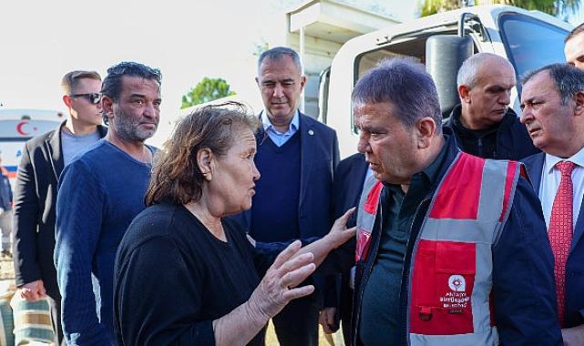 Başkan Böcek’ten Manavgat’a geçmiş olsun ziyareti